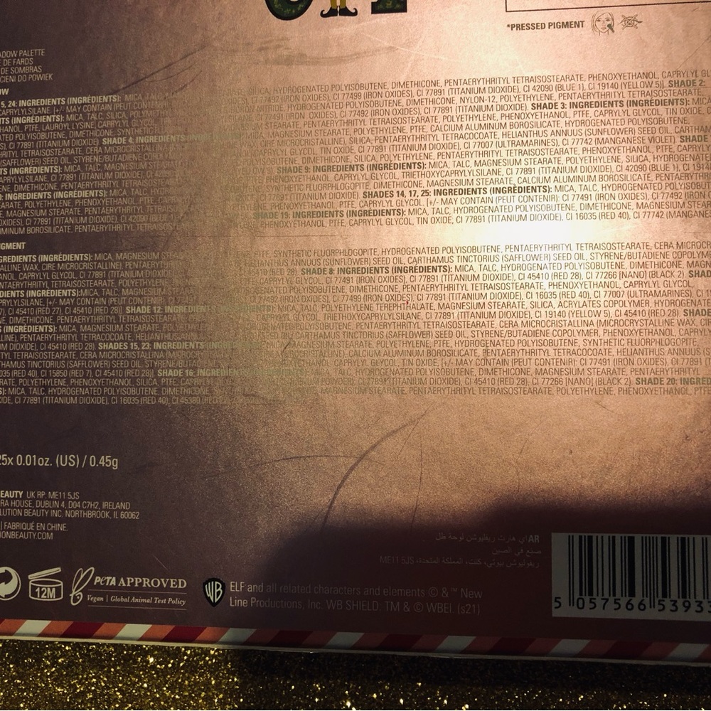 BNIB- Sealed! I ❤️ Revolution X ELF I’m a cotton headed ninny muggins Eyeshadow - Picture 4 of 4